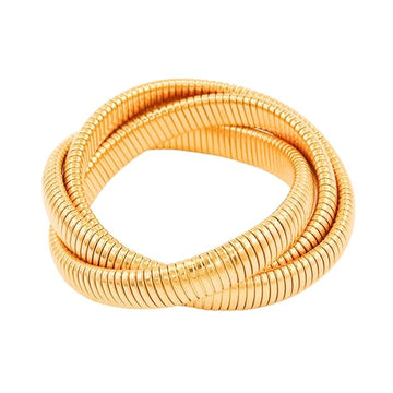 Serpentine Coil Stacker Bracelet
