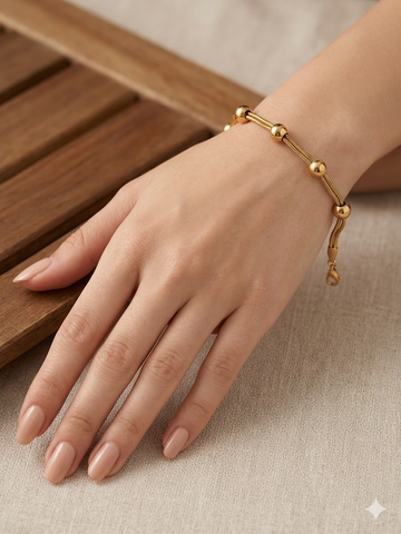 Aura Luxe Bracelet - 18k gold plated stainless steel