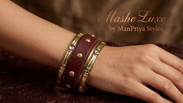 Wooden bangles stack