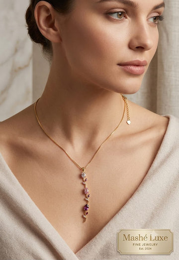 Minimal Anti Tarnish Daily Wear Tulip Necklace