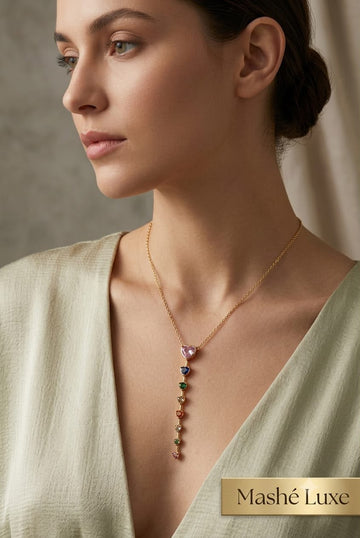 Minimal Anti Tarnish Daily Wear Heart Layered Necklace