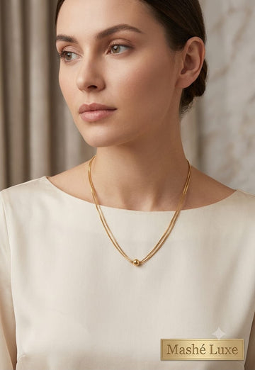 Minimal Anti Tarnish Daily Wear Minimalist Necklace